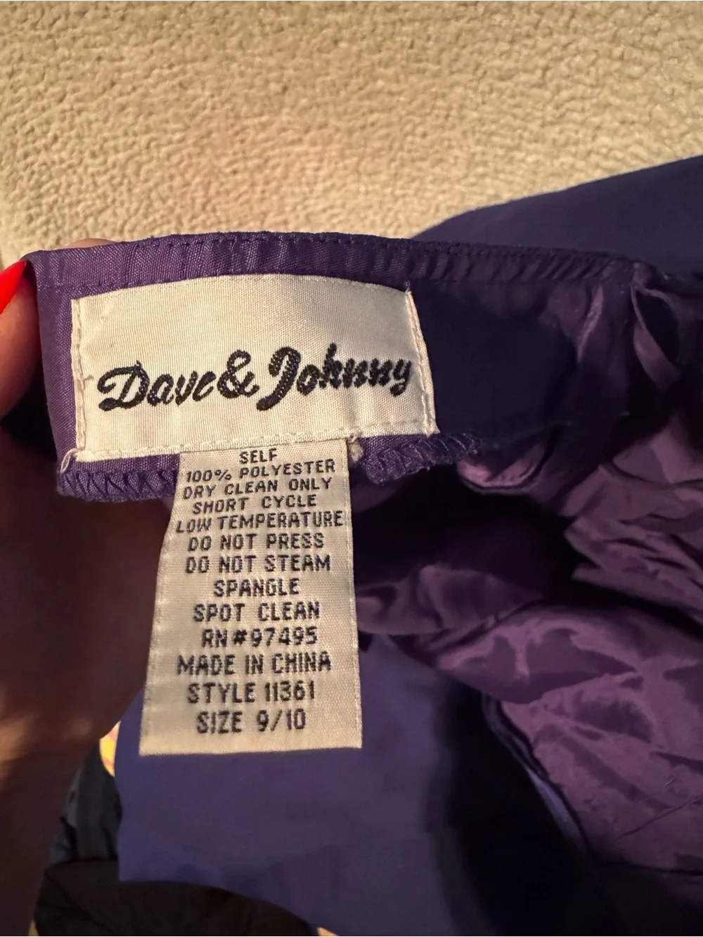 Dave & Johnny Y2K Formal Beaded Maxi Skirt in Indigo